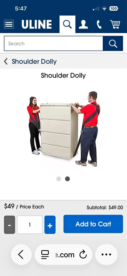 Shoulder Dolly