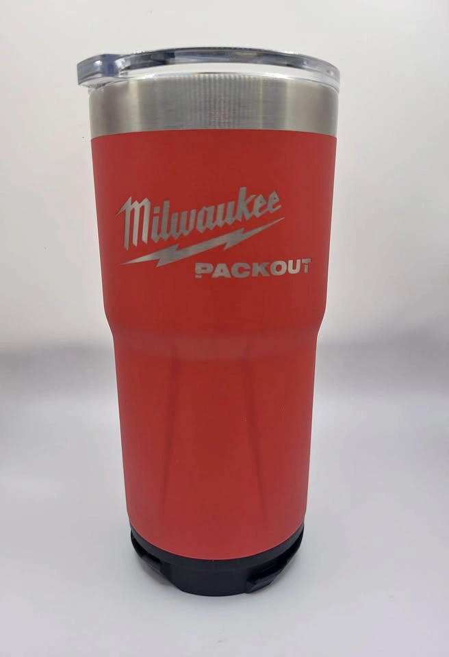 Milwaukee PACKOUT Insulated Tumbler 20oz Red Stainless Steel