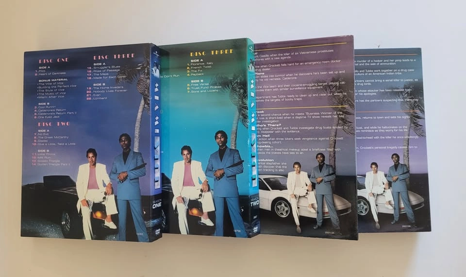 Miami Vice DVD TV Series Seasons 1 - 4 Mint Condition - photo 2