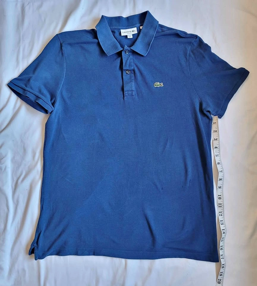 Lacoste Slim Fit Polo Shirt Blue US XL