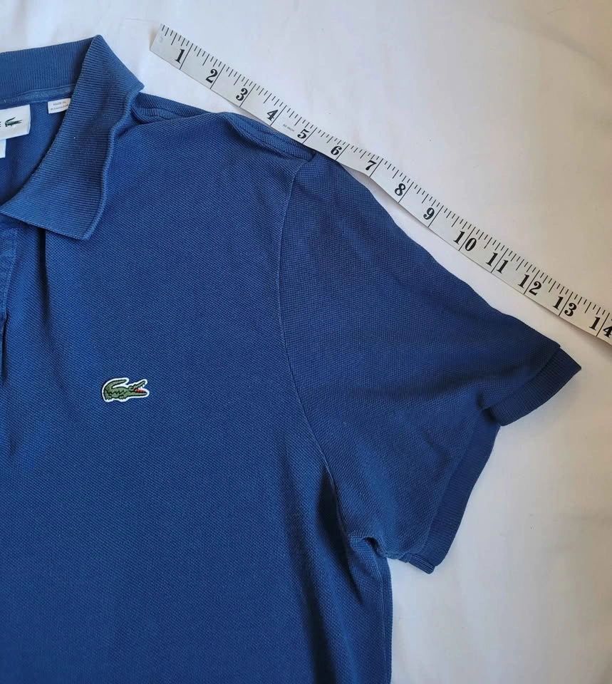 Lacoste Slim Fit Polo Shirt Blue US XL - photo 3