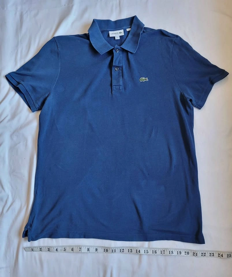 Lacoste Slim Fit Polo Shirt Blue US XL - photo 4