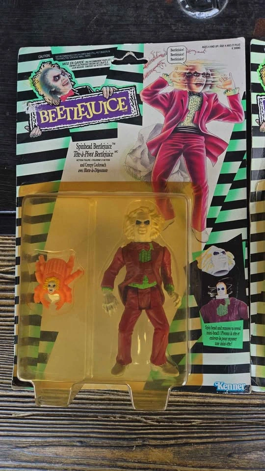 Vintage Kenner Beetlejuice Action Figures - Spinhead, Shish Keba - photo 2