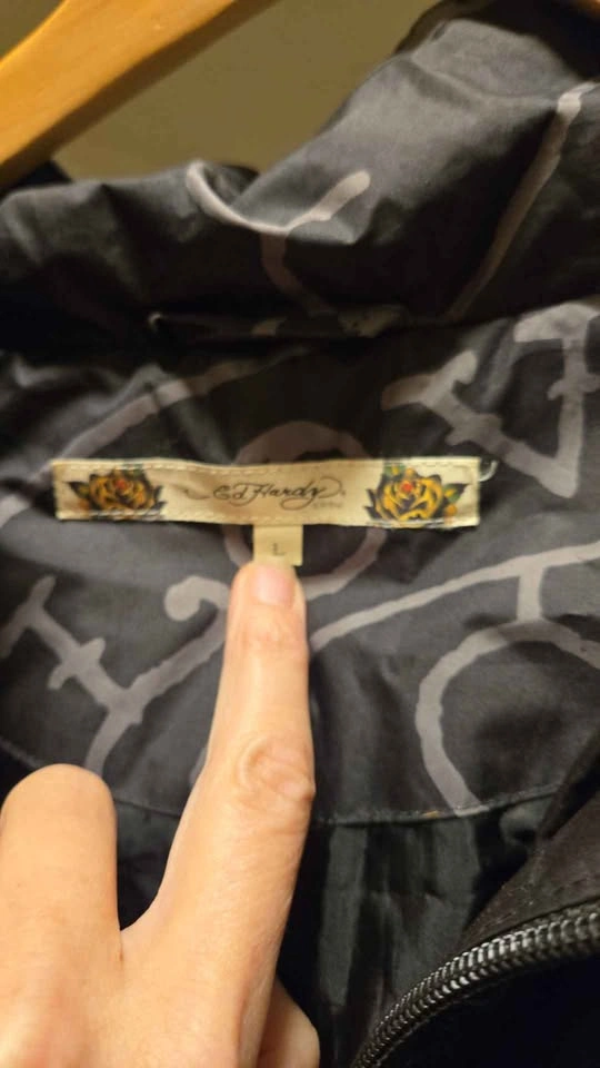 Ed Hardy by Christian Audigier 'Love Kills Slowly' Puffer Jacket - photo 2
