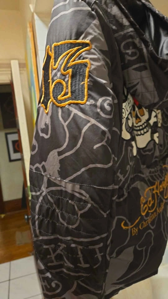 Ed Hardy by Christian Audigier 'Love Kills Slowly' Puffer Jacket - photo 3