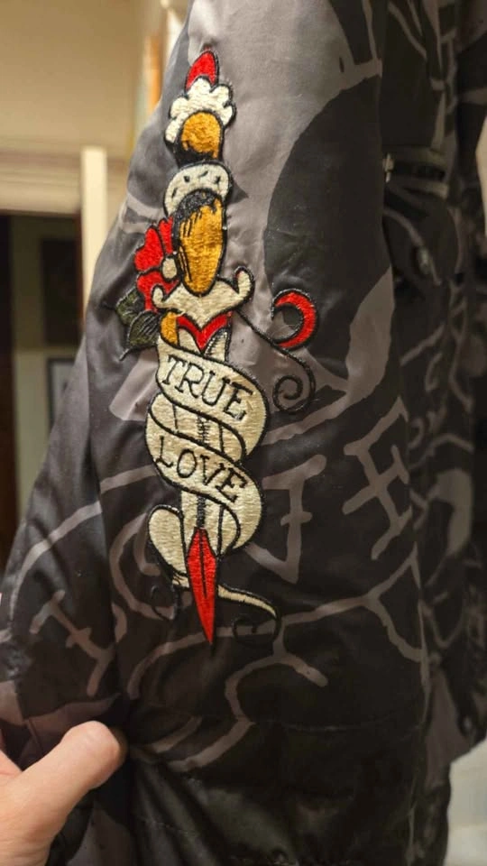 Ed Hardy by Christian Audigier 'Love Kills Slowly' Puffer Jacket - photo 5