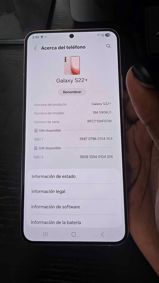 Samsung Galaxy s22 plus Pink Unlocked - photo 3
