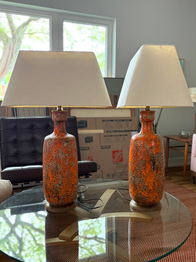 mid century modern lamps