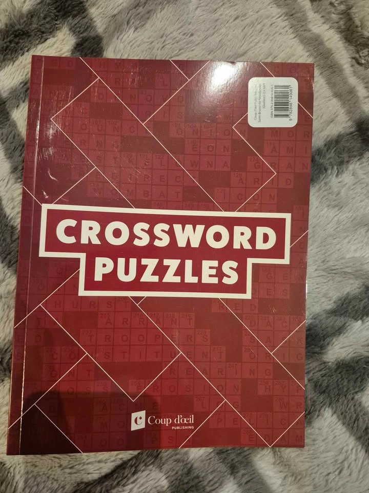 Large crossword puzzle book