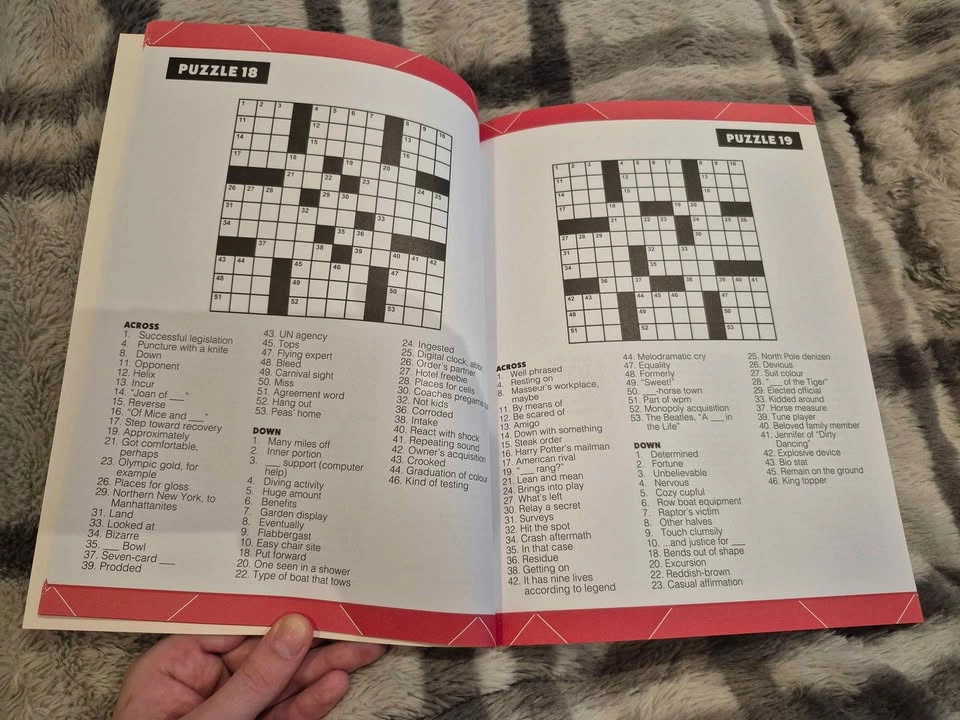Large crossword puzzle book - photo 3