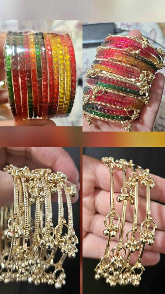 Kashmiri and Glass bangles