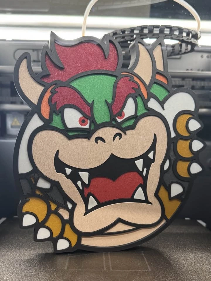3D Printed Super Mario Bros. Wall Art Decor - photo 3