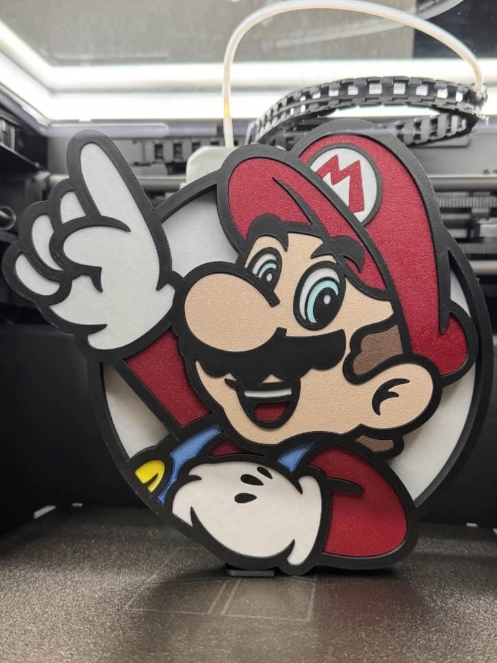 3D Printed Super Mario Bros. Wall Art Decor - photo 4