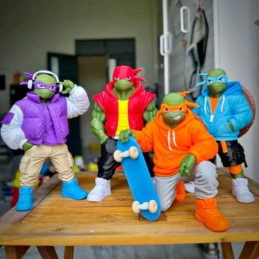 Teenage Mutant Ninja Turtles (TMNT) Urban style figure decor
