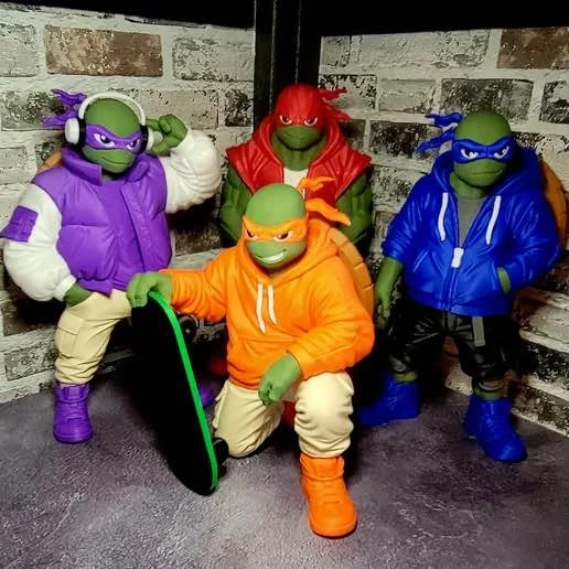 Teenage Mutant Ninja Turtles (TMNT) Urban style figure decor - photo 2