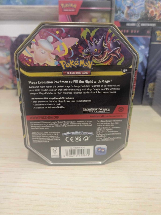 Pokemon Mega Moonlit Tin - Mega Clefable EX - photo 2