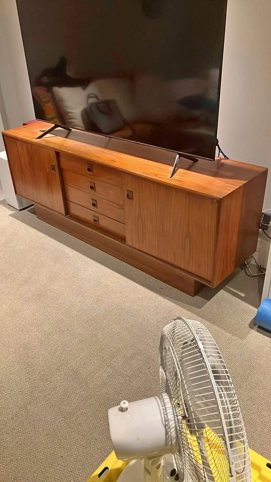 Mid-Century Modern Teak Sideboard Credenza