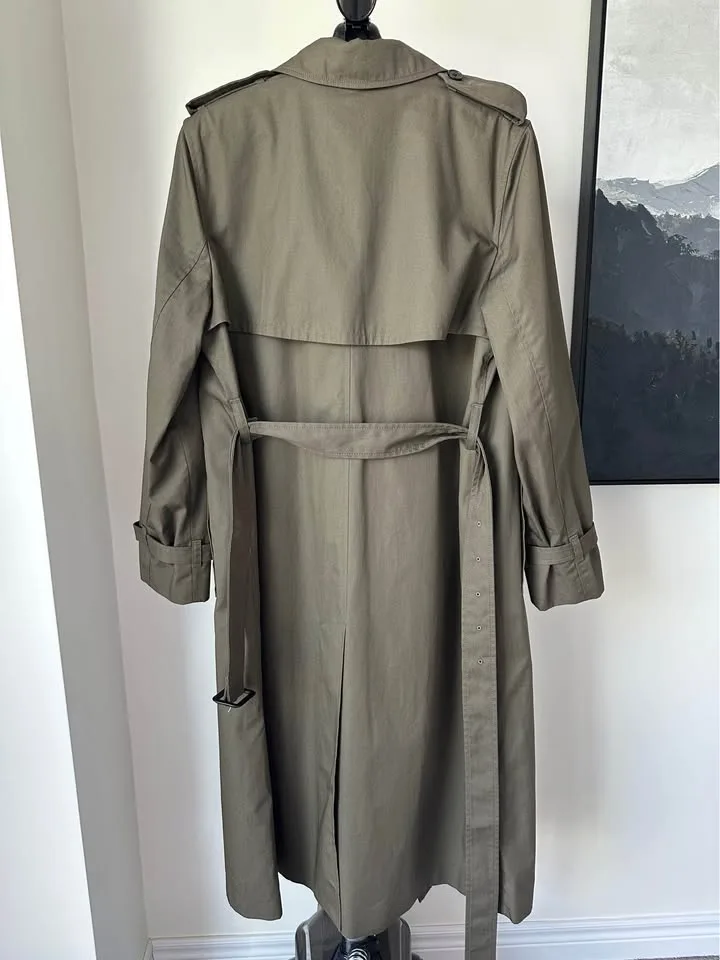 Aritzia New Finch Trench Coat - City Twill Size L NWT image indicator(2)