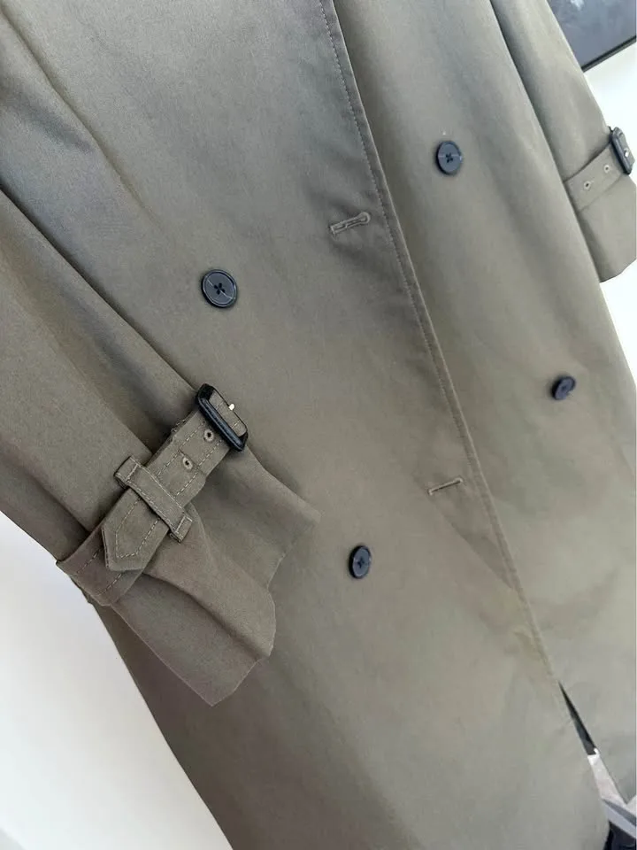 Aritzia New Finch Trench Coat - City Twill Size L NWT image indicator(4)