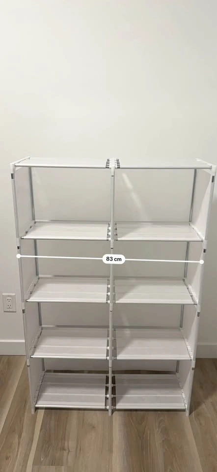 White and black shelves - photo 3