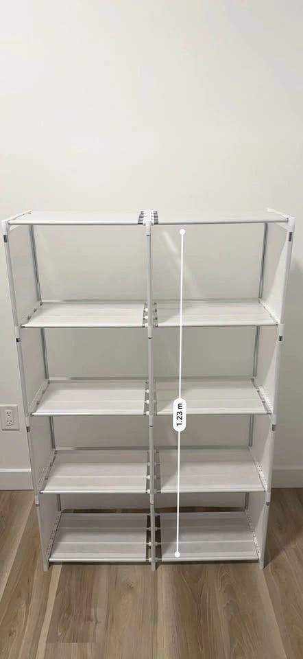 White and black shelves - photo 4