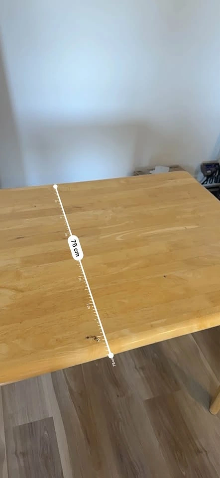 Solid wood oak veneer ikea table - photo 4