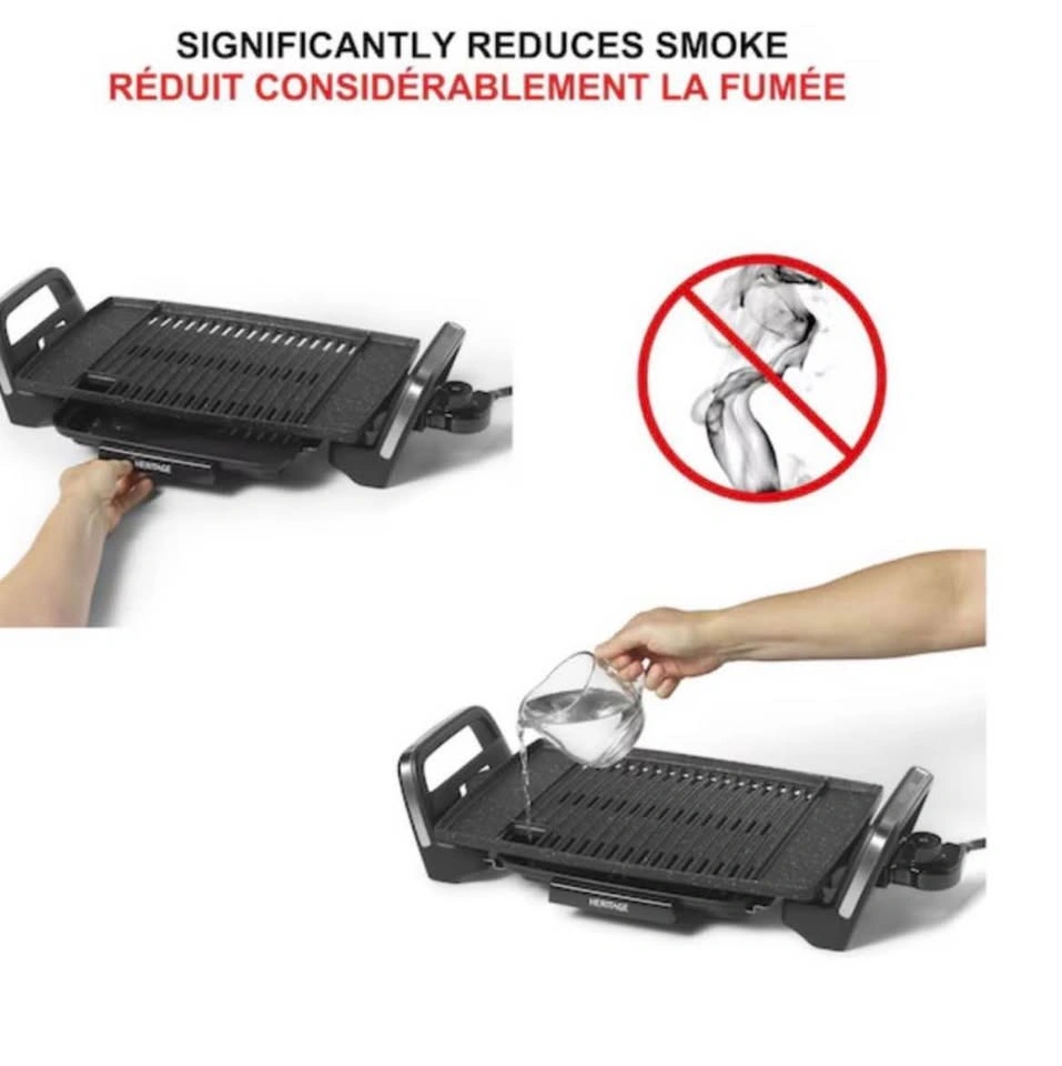 The Rock 1500W Non-Stick Smokeless Grill - photo 3