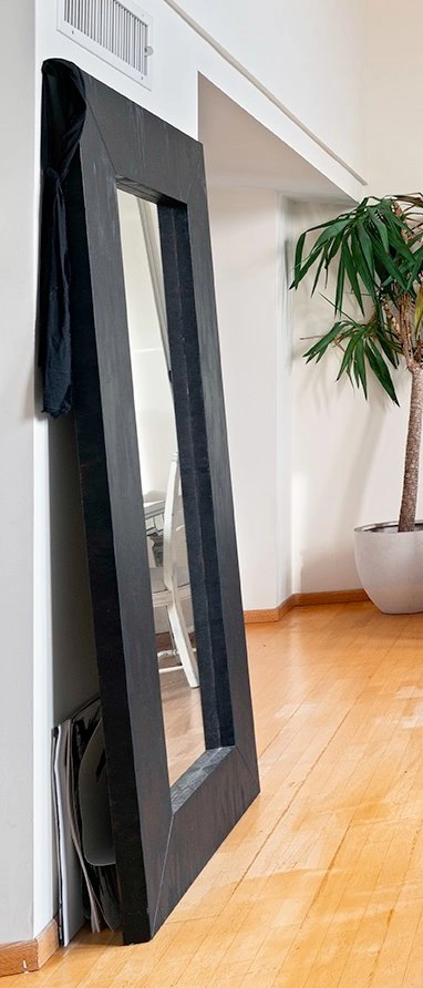 LARGE WOOD MIRROR