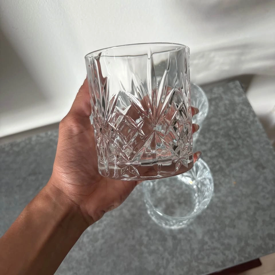 Italian Crystal Whiskey Glasses - 4 pieces - photo 3