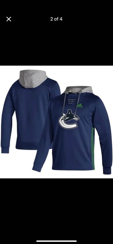 Adidas Vancouver Canucks Hoodie men Size-M
