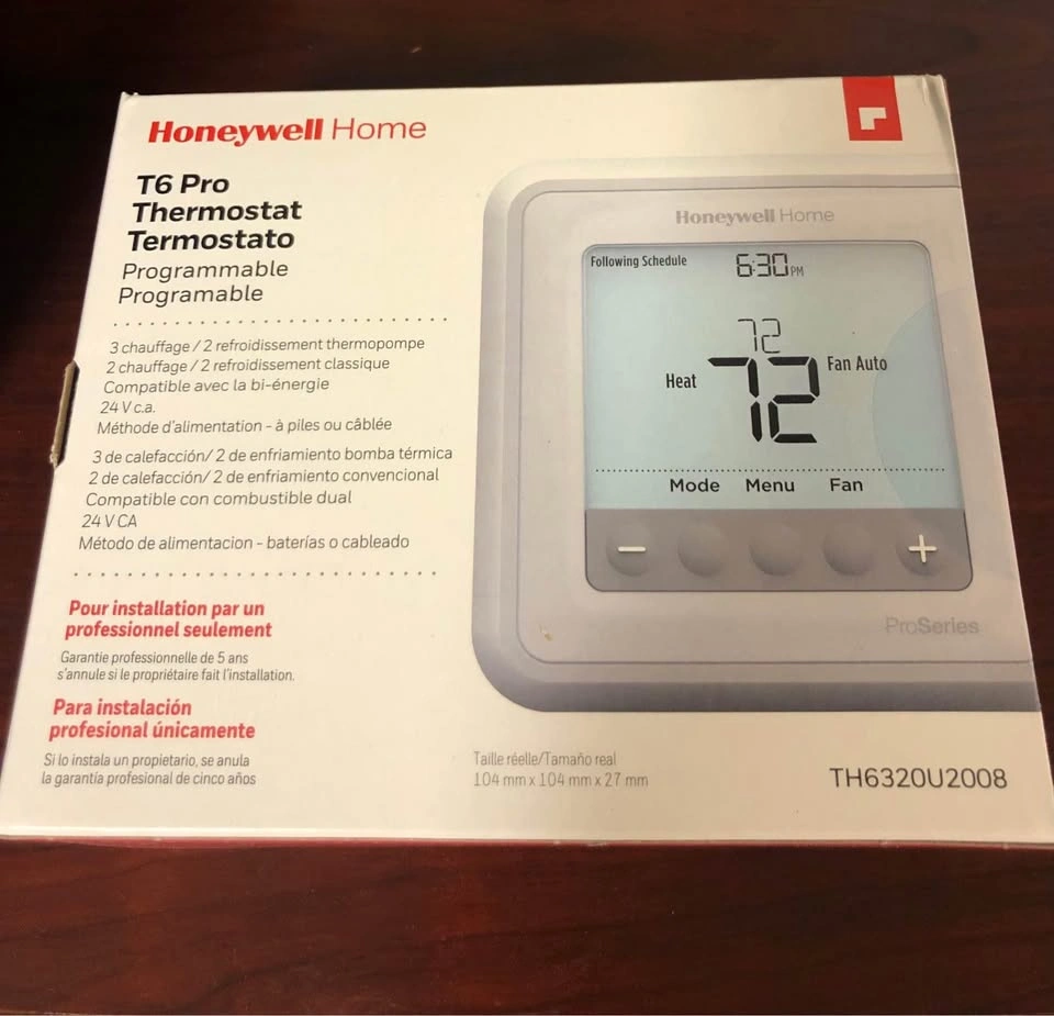 Honeywell T6 Programmable Thermostat - photo 3