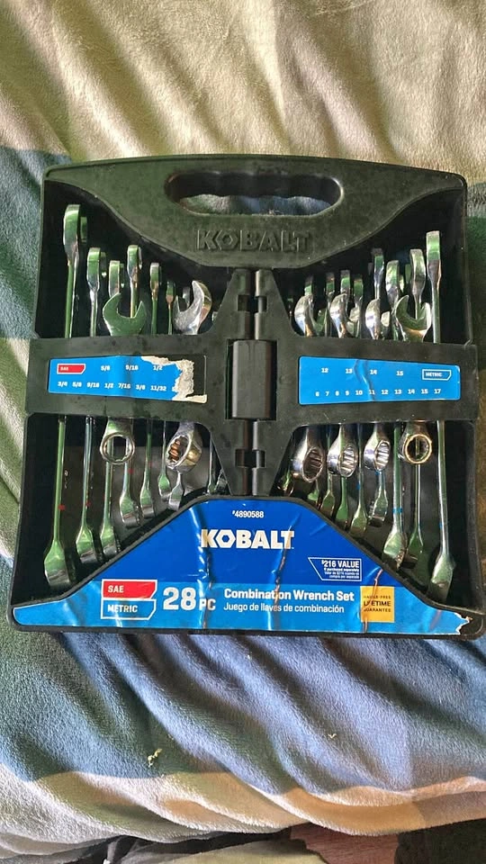 Kobalt 28 piece wrench set