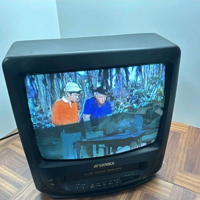 13" Sansui COM311AD CRT VCR TV Retro Gaming