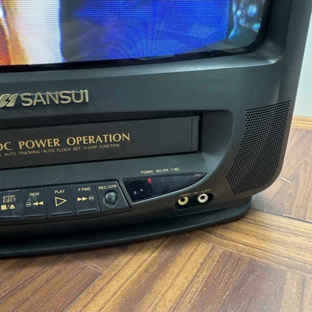 13" Sansui COM311AD CRT VCR TV Retro Gaming - photo 2