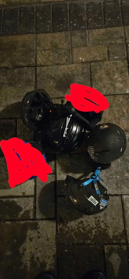 Skis, poles, boots, and helmets - photo 5