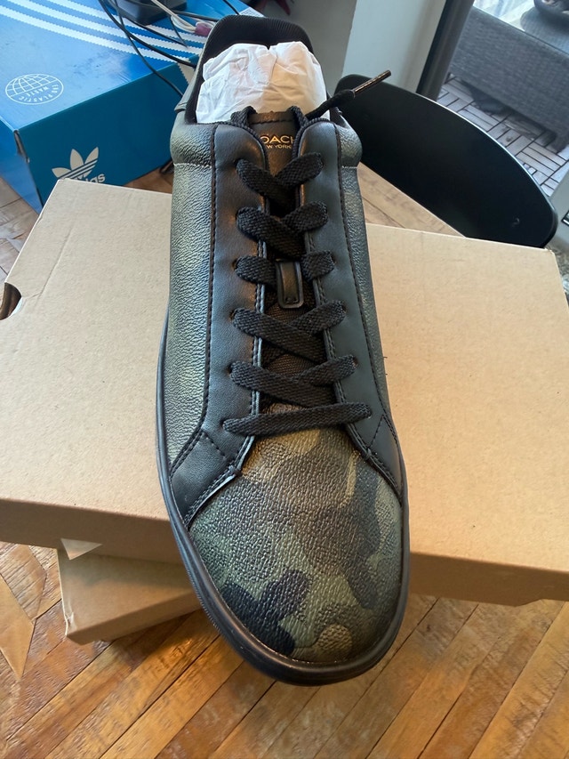 Coach High Line Signature Camo Sneakers