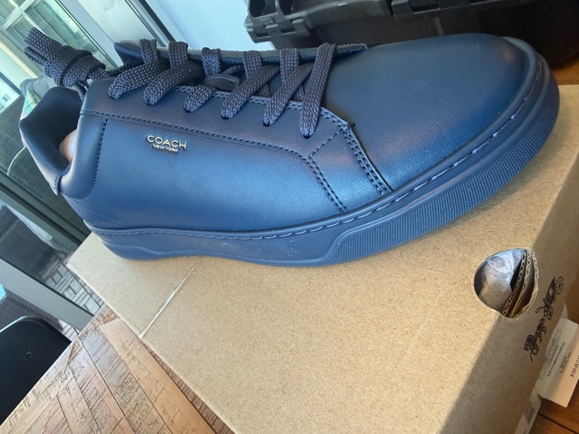 Coach High Line Leather Sneakers