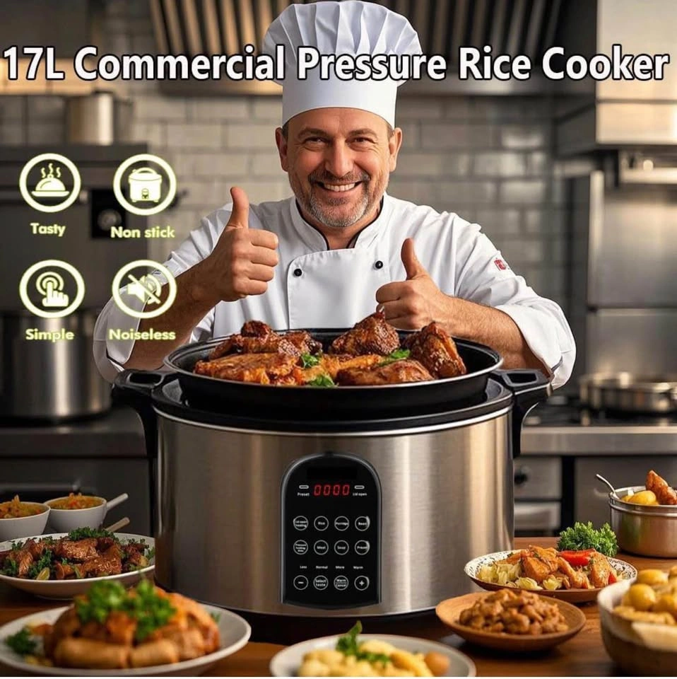 (New)17.8QT Commercial Electric Pressure Cooker - photo 2