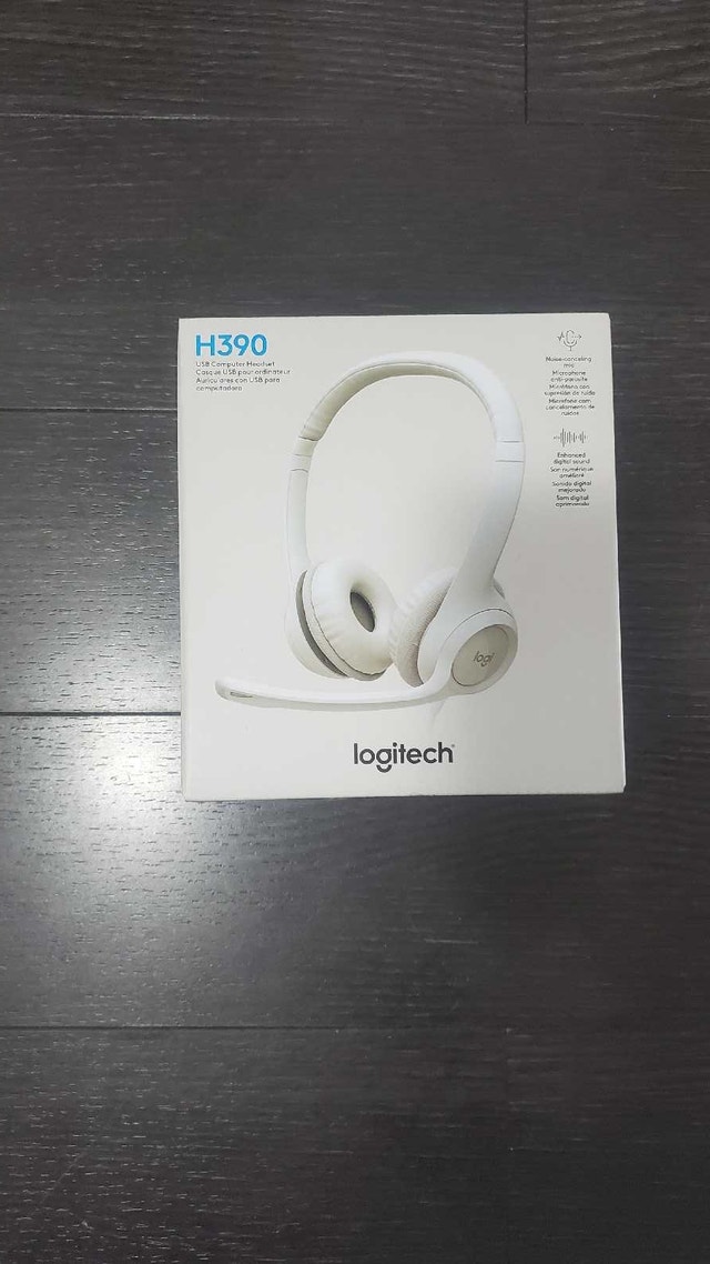 Logitech H390 USB Headset – Brand New, Sealed in Box