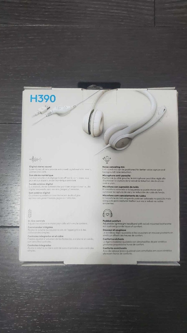 Logitech H390 USB Headset – Brand New, Sealed in Box - photo 2