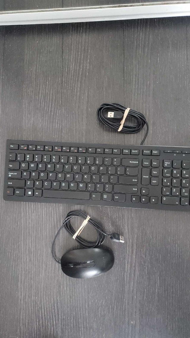Lenovo Wired Keyboard & Mouse Combo – Lightly Used
