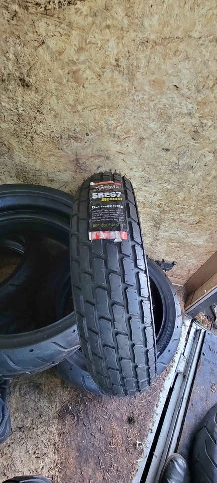 Motorcycle tire, brand new, Shinko SR267 Medium compound