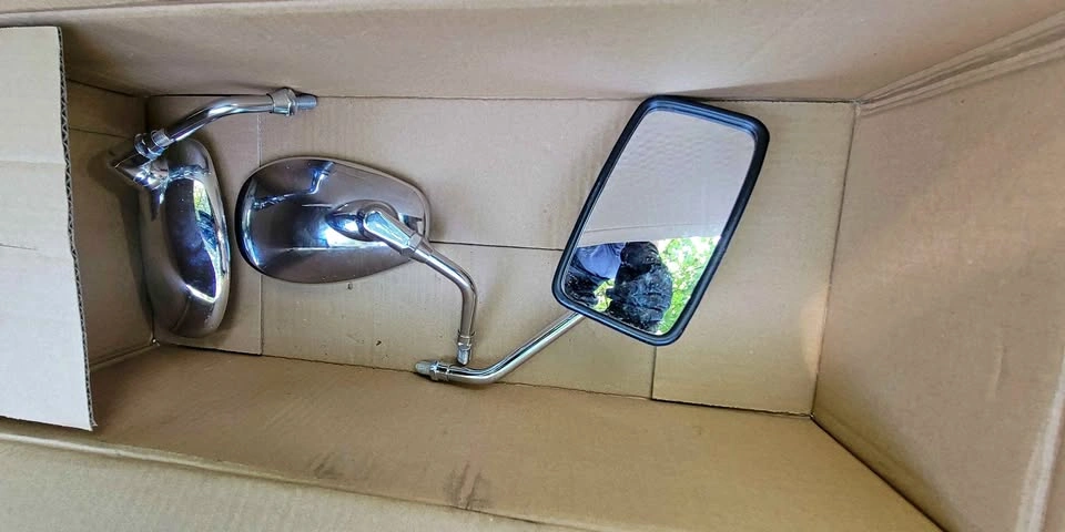 Chrome Motorcycle Mirrors (NEW)
