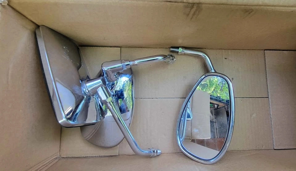 Chrome Motorcycle Mirrors (NEW) - photo 3