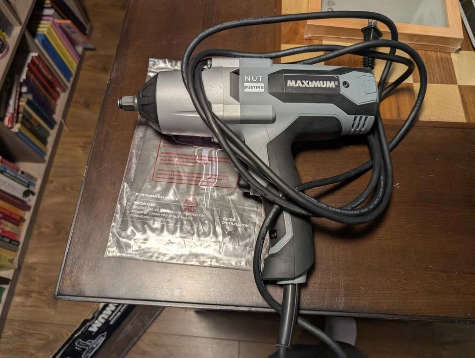 MAXIMUM 8.5A Nut-Busting Corded Single Speed Impact Wrench 1/2-i - photo 2