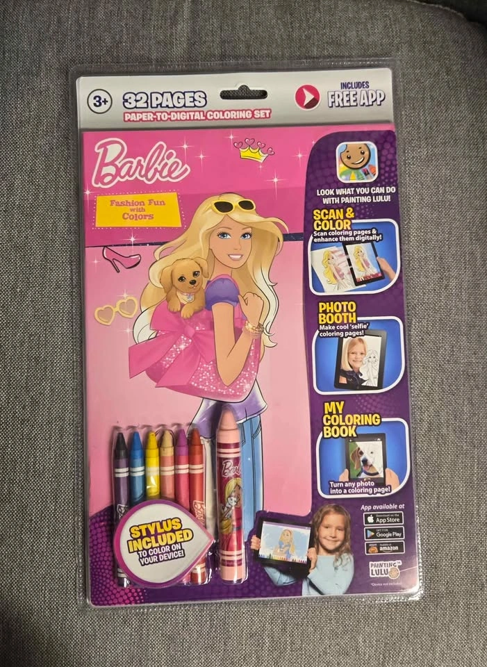 NEW - Colour Book Barbie Interactive Coloring Book - photo 2