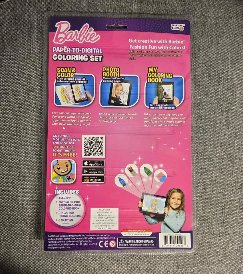 NEW - Colour Book Barbie Interactive Coloring Book - photo 3