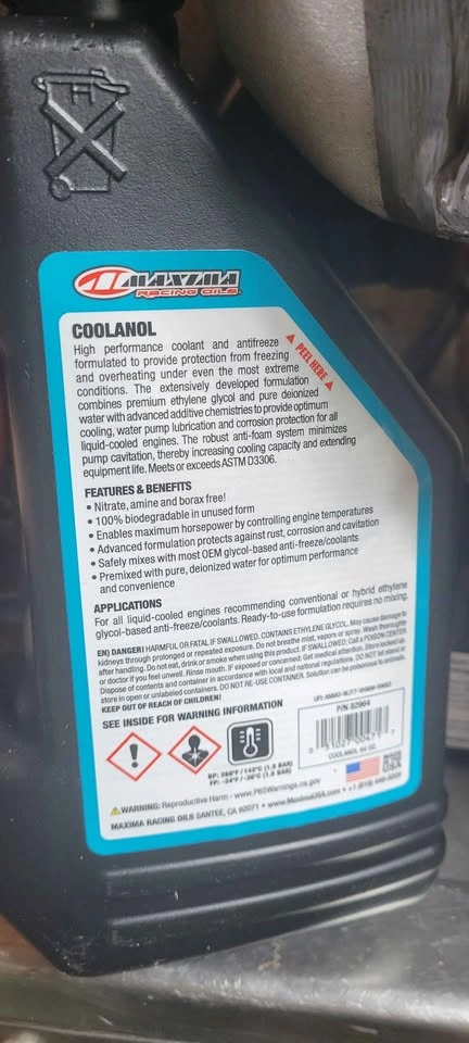 SEALED NEW - Coolant high performance coolant 2L - photo 2
