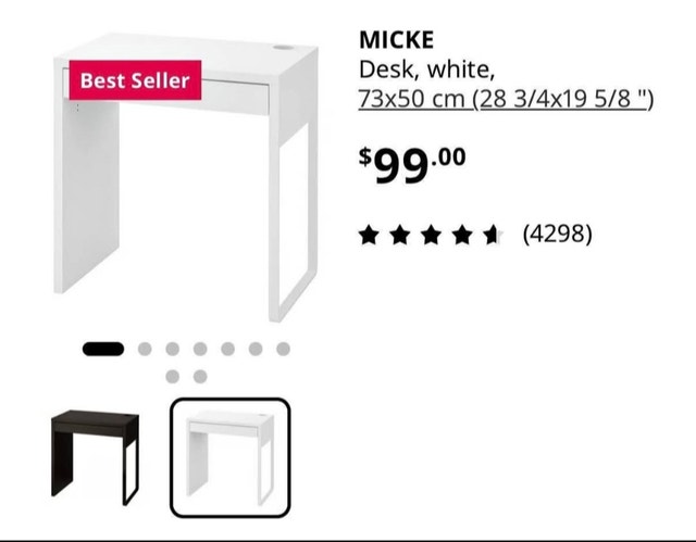 IKEA Micke Desk - photo 2