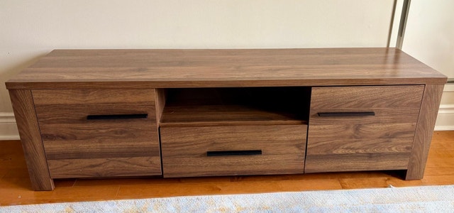 Structube TV Stand (walnut colour)
